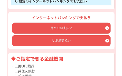 エポスのペイジー払いは2種類しか選べない